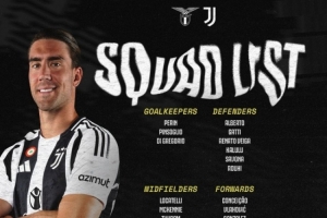 开云官网-尤文公布战拉齐奥大名单：弗拉霍维奇领衔锋线，洛卡特利坐镇中场