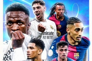 开云官网-皇马发布国王杯决赛海报：维尼修斯、贝林pk拉菲尼亚、佩德里